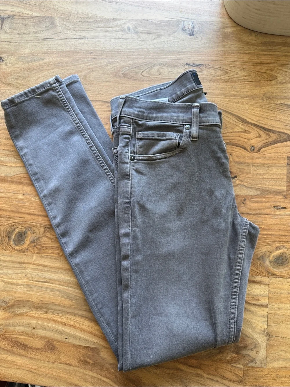 PAIGE Gray Slim Leg Jeans Style: Croft - Picture 3 of 8